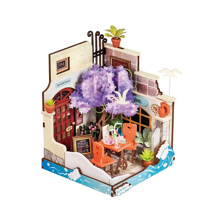 Robotime - Sea Holiday Restaurant, Super Mini Houses - Little Warm - DS039