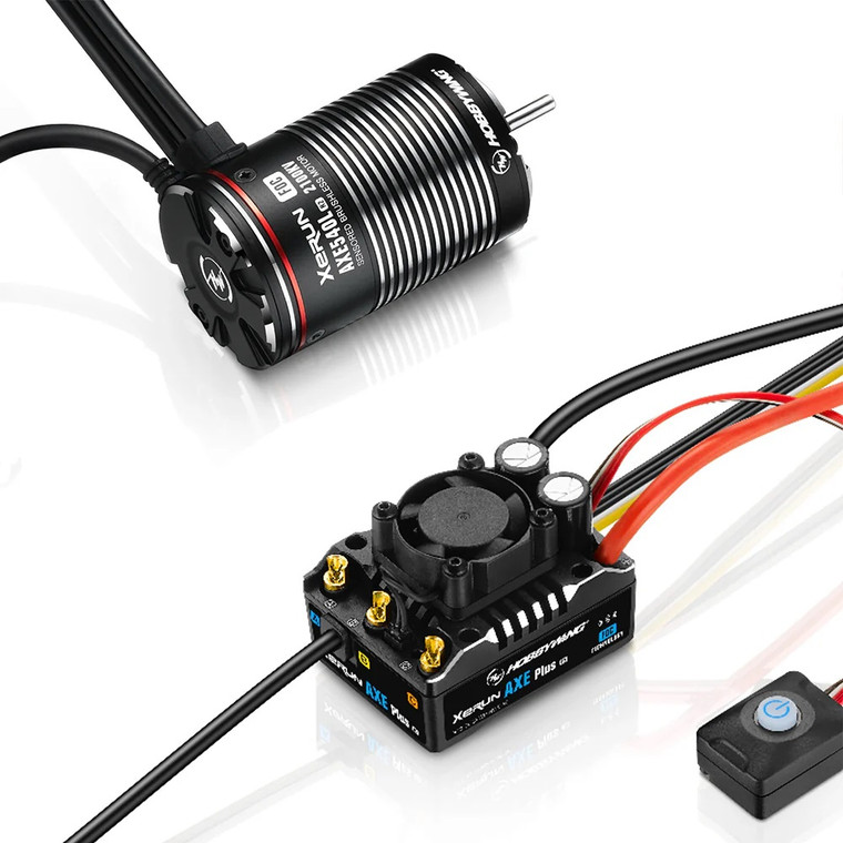 Hobbywing - Xerun Axe R3 ESC + 2100Kv 2-4S 540L R2 Motor Combo - 38020386