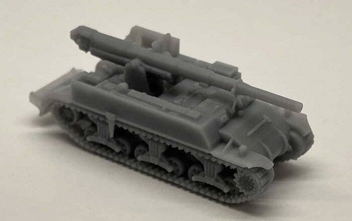 Phoenix Precision Model - N Sherman M12 Flat Car Load - 30070