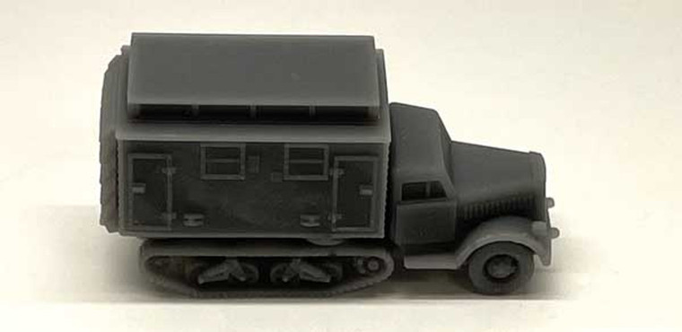 Phoenix Precision Model - N Half Track ambulance w/rear door open - 30055