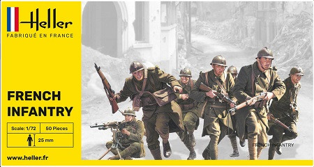 Heller Models - French WW2 infantry 1:72 - 49602
