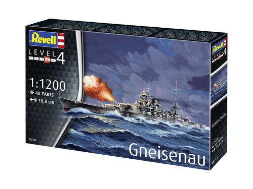 Revell Monogram Germany - Battleship Gneisenau 1:1200 - 5181