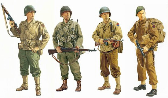 DML Military Kits - Allied Forces Eto 1944 1:35 - 6653