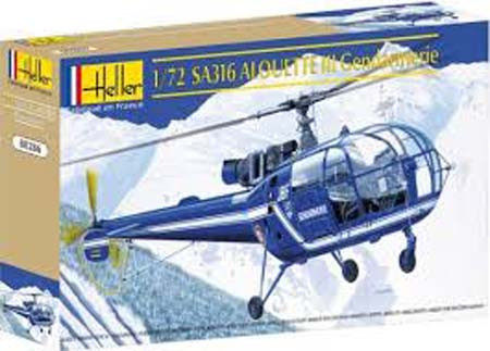 Heller Models - SA 316 ALOUETTE III 1:48 - 80286