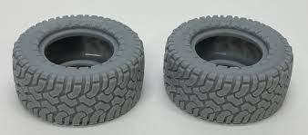 Phoenix Precision Model - O Earthmover Tires Load for Flat Car 2pc - 33631