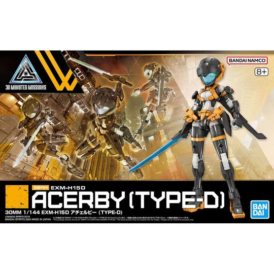 Bandai - Gundam Models - EXM-H15D Acerby (Type-D) 30MM 1:144 - 2733963