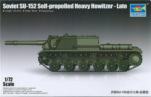 Trumpeter Models - Soviet SU-152 SP Heave Howitzer L 1:72 - 7130