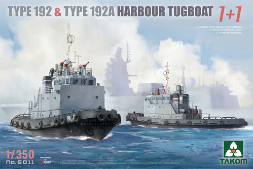 Takom Models - Harbour Tug Type 192&192A 1:350 - 6011