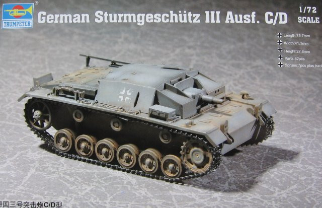 Trumpeter Models - GERMAN STURMGESCHUTZ III C/D - 7257