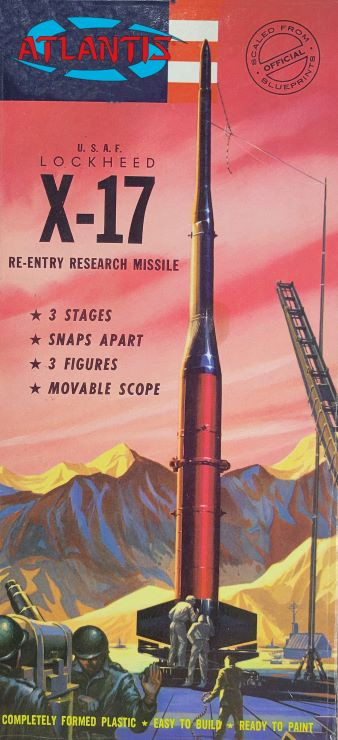 Atlantis Models - Lockheed USAF X-17 Research Rocket 1:40 - 1810