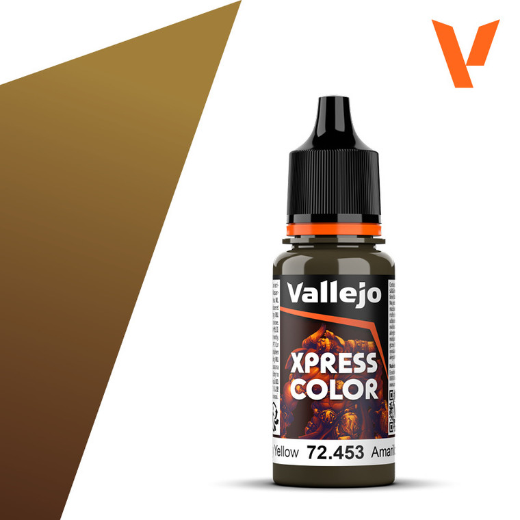 Vallejo Acrylic Paints - Game Color XC Military Yellow 6pk - 72453