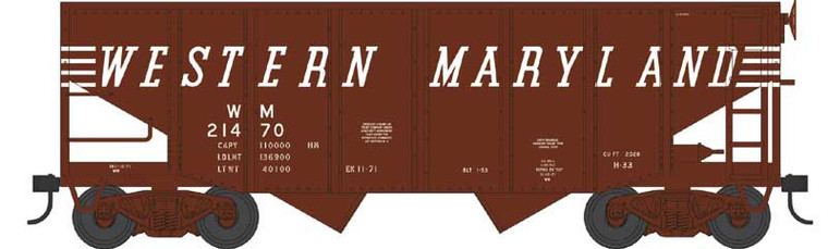 Bowser - Ho 55t Fishbelly Hopper WM 21548 - 43590