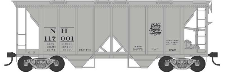 Bowser - Ho 70t 2-Bay Cvd Hopper NH 117013 - 43617