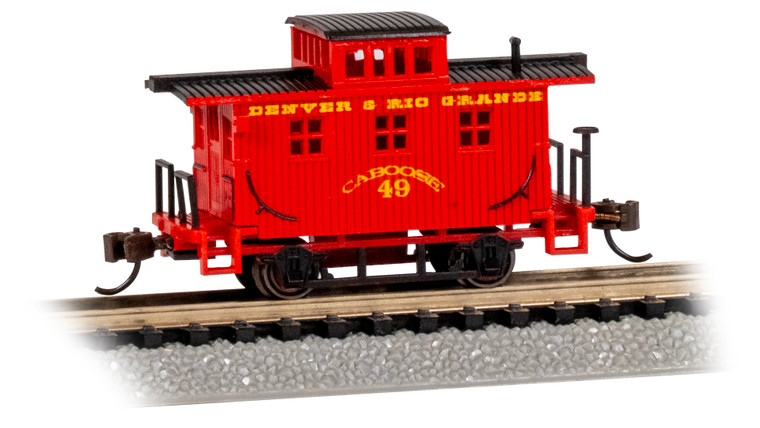 Bachmann - N Old Time Caboose D&RG #49 - 15759