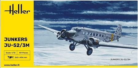 Heller Models - JUNKERS Ju-52/3M 1:72 - 80380