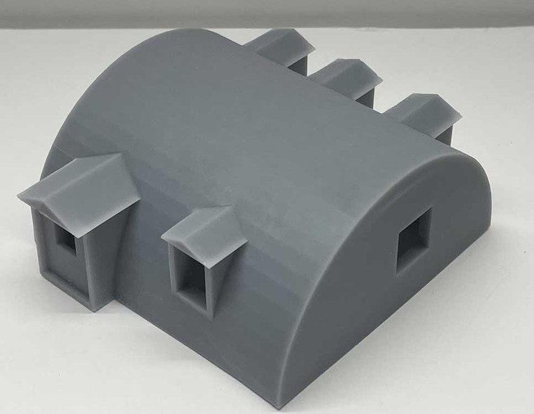 Phoenix Precision Model - HO Quonset Hut Office w/Glass - 31810