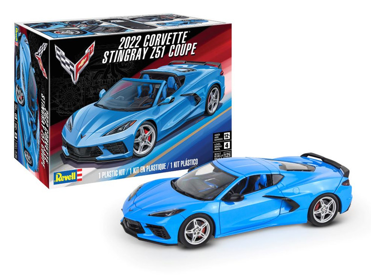Revell Monogram - 2022 Corvette Stingray Z51 Coupe 1:25 - 14556