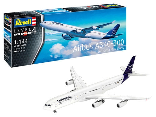 Revell Monogram Germany - Airbus A340-300 Luftansa 1:144 - 3803