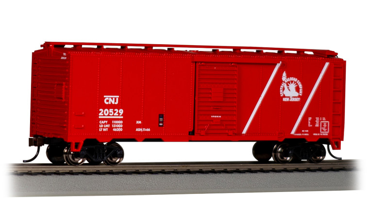 Bachmann - HO 40' Boxcar Jersey Central #20529 - 16026