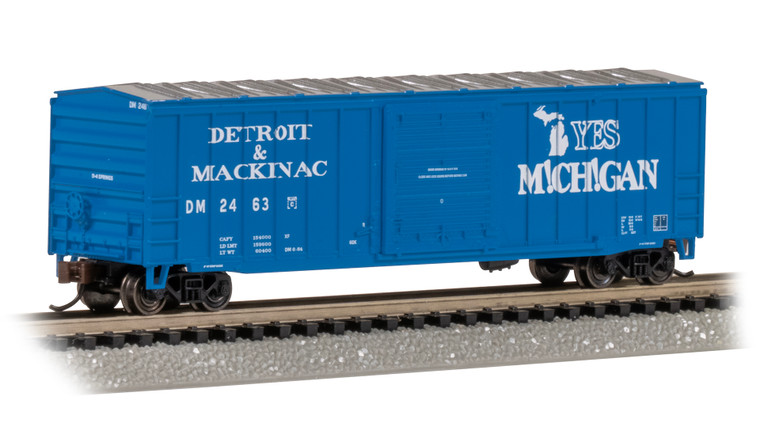 Bachmann - N 50'6'OB Boxcar Detriot&Mackinac - 19671