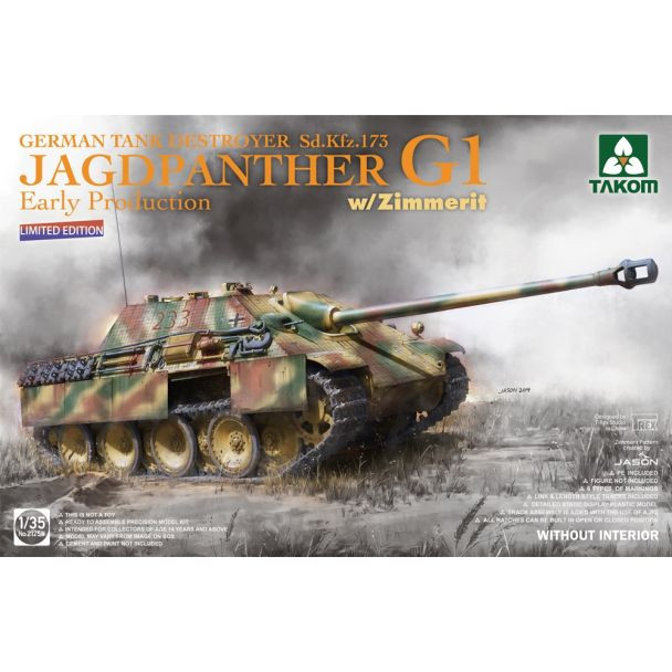 Takom Models - Jagdpanther G1 Early w/o Interior 1:35 - 2125W