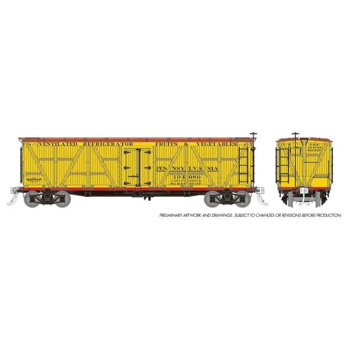 Rapido Trains - HO R7 Wood Reefer FGE National Car - 177204A