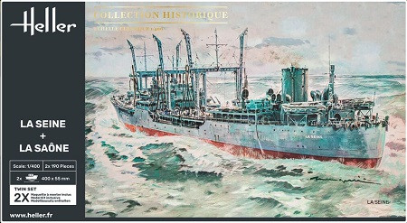 Heller Models - La Siene&La Saone ships 1:400 - 85050
