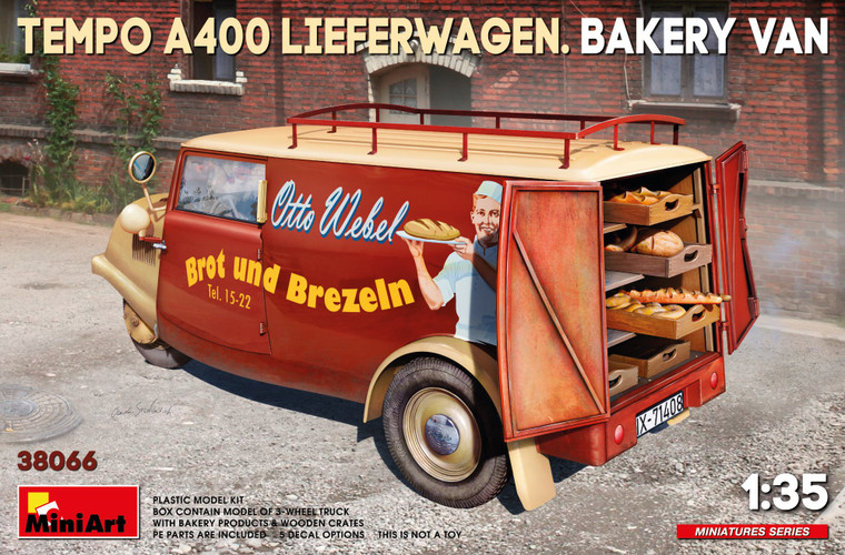Mini Art Models - Tempo A400 Bakery Van 1:35 - 38066