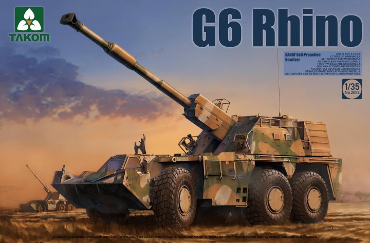 Takom Models - Sandf S-P HowitZer G5 Rhino## - 2052