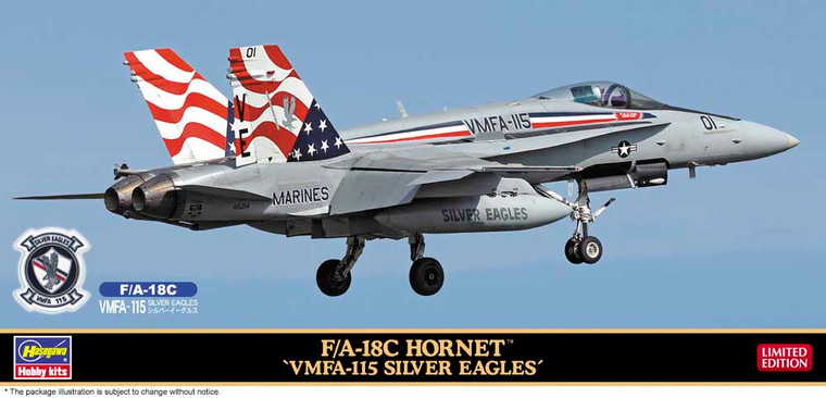 Hasegawa Models - F/A-18C Hornet VMFA115 Silver Eagle 1:72 - 2471