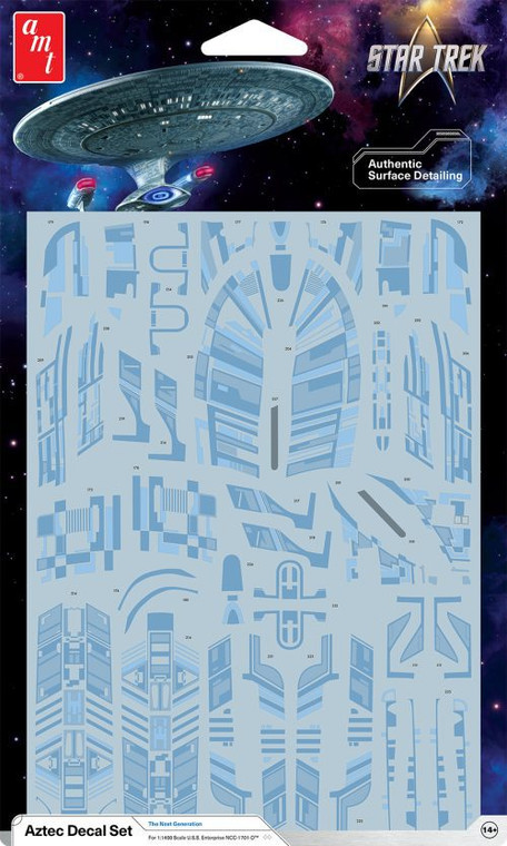 Model Kits Accessories - Enterprise NCC-1701D Aztec Decal Next Ge - 66