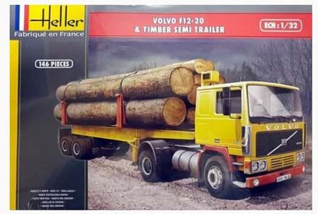 Heller Models - Volvo F12-20 Semi Truck 1:24 - 81704