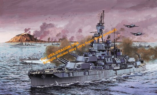 DML Military Kits - Uss Pennsylvania BB-38 1944 Refit 1:700 - 7041
