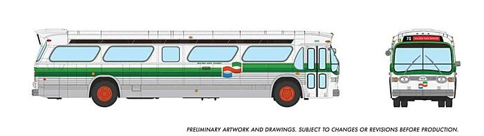 Rapido Trains - Ho 70 Golden Gate Bridge Bus 866 - 753112