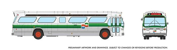 Rapido Trains - Ho 80 San Francisco Transbay Term Bus - 753114