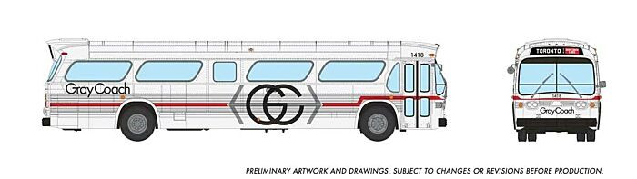 Rapido Trains - Ho Toronto via Gray Coach Lines Bus 1418 - 753117