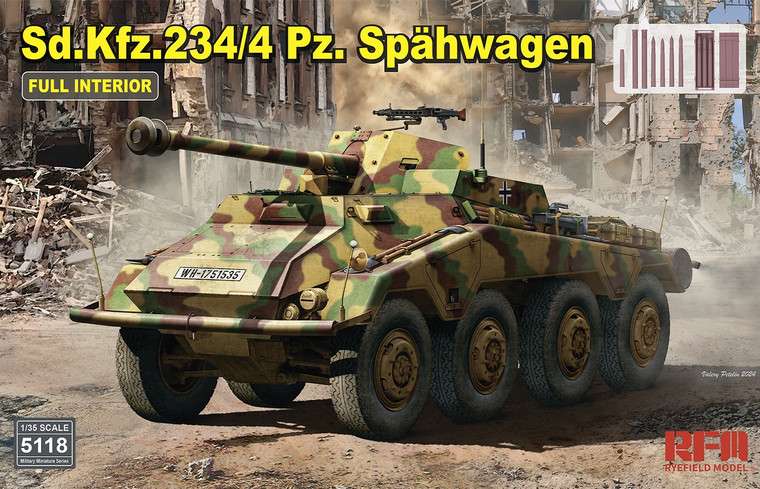 Ryefield Models - SdKfz 234/4 Spahwagen 1:35 - 5118