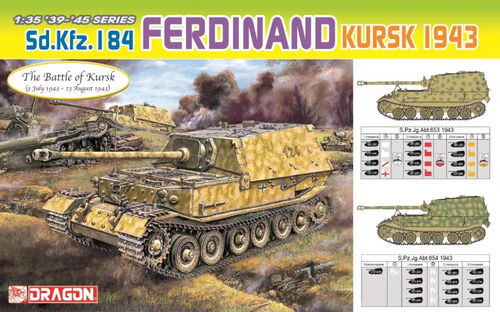 DML Military Kits - Sd.Kfz.184 Ferdinand Kursk 1943 1:35 - 6726