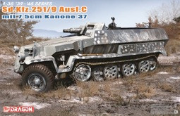 DML Military Kits - Sdkfc 251/9c w/7.5cm Cannon 1:35 - 6225