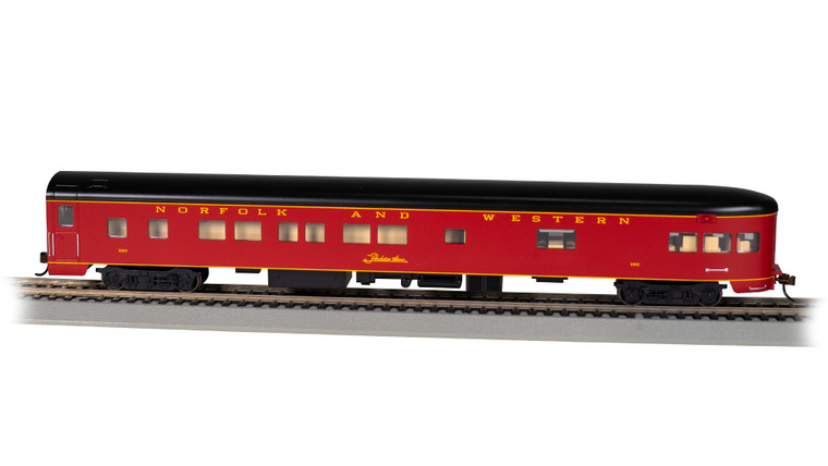 Bachmann - Ho 85'Smooth Side Observation Lited N&W - 14314