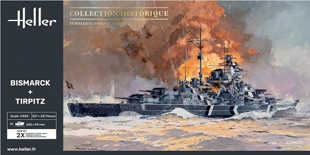 Heller Models - Bismark&Tirpitz collection 1:400 - 85078