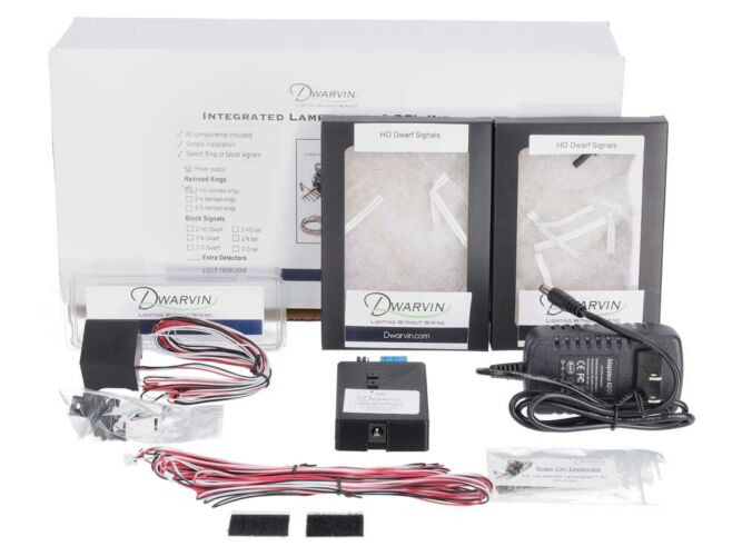 Dwarvin Lighting - DVIDBS101 HO RR crossing 2pcs - 99534