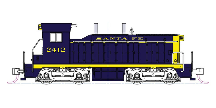Kato - EMD NW2 AT&SF #2412 N Scale - 1764375