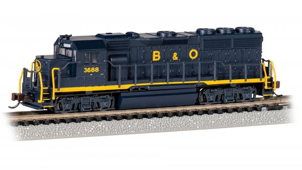 Bachmann - N GP40 B&O w/Dynamic Brakes - 63571