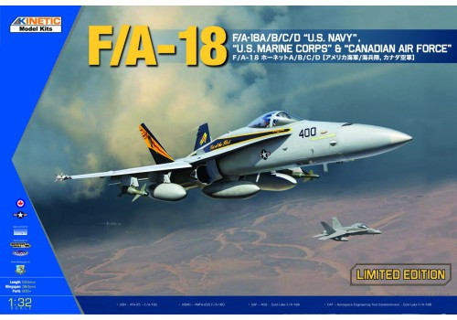 Kinetic Model Kits - F/A-18A/B/C/D US Navy 1:32 - 3204
