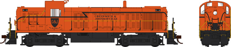 Bowser - Ho Alco RS-3 Diesel G&J 4116 - 25603