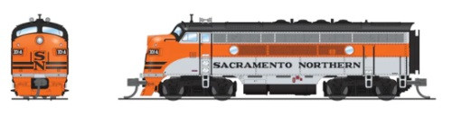 Broadway Limited - N EMD F3A SN #301A Stainless & Or. HTDX - 9216