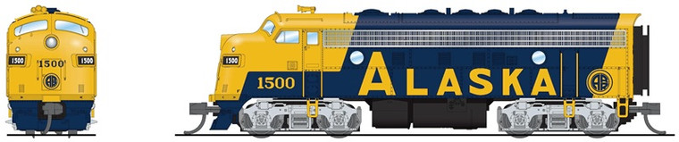 Broadway Limited - N EMD F7A ARR #1506 Blue & Yellow HTDX - 9262