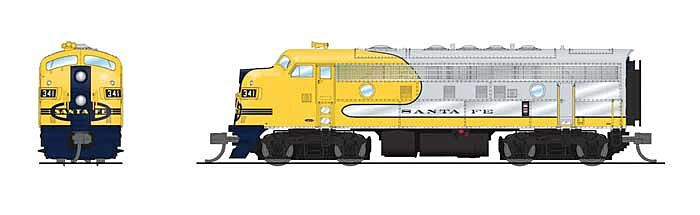 Broadway Limited - N F7A ATSF#344 Snd/DC/DCC - 9244