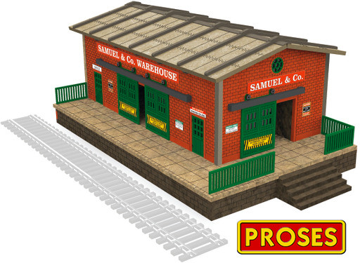 Bachmann - HO Warehouse w/Motorized Working Doors - 39118
